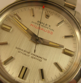 In July 2008 we were privileged to buy this <b>Rolex Milgauss model 1019</b>. He