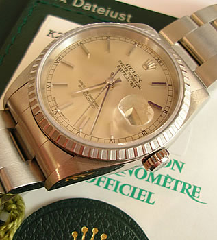 2002 Datejust, box & papers, Oyster bracelet