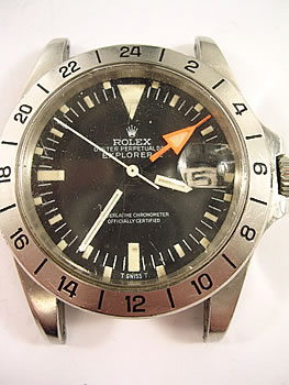 <b>Rolex "Disco dial" Explorer II model 1655.</b> A rare model, made for speleol