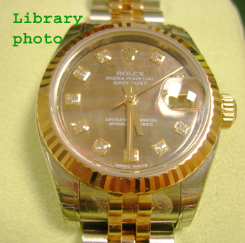 <b>UNWORN</b> steel & rose metal Datejust model 179171 on Jubilee bracelet with