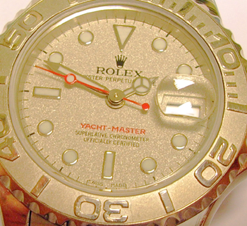 Approx 2002 lady's Rolesium Yachtmaster model 169622 in superb condition. List p