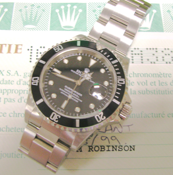 1999 Date Submariner 16610 in steel with original UK papers. One of the most des