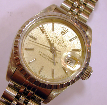 Datejust with silver dial <b>NEW equivalent is £1,930</b>