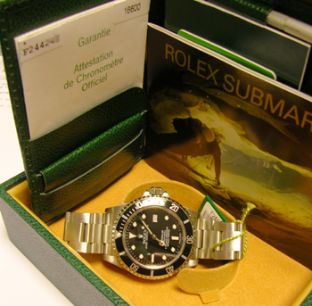 2004 Sea-Dweller model 16600 T from David M. Robinson with original boxes, paper