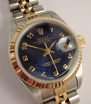 Datejust, <font color="#0009B8"><strong>BLUE</strong></font> dial, serviced.