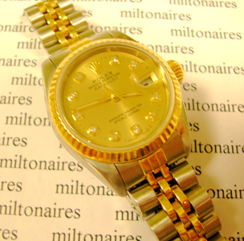Lady's bicolour Datejust with diamond REDIAL 