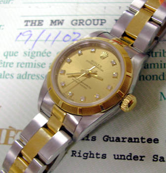 2002 bicolour Oyster Perpetual non-date model 76233 to which we have just had fi