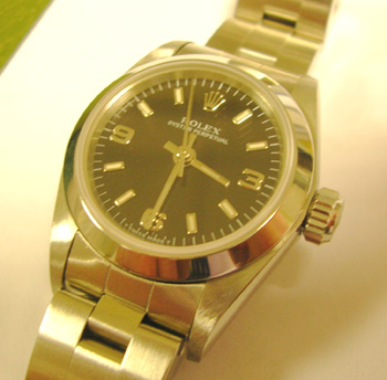 Late 1990s lady's steel Oyster Perpetual non-date