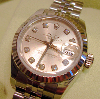 February 2007 ( NEW MODEL ) stainless steel / white metal Datejust with silver /
