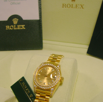 July 2006 <b>new model</b> lady's Datejust model 179158 with ALL ORIGINAL diamon