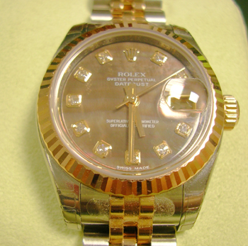 <b>UNWORN</b> steel / rose bimetal Datejust, latest model 179171 with <b>origina